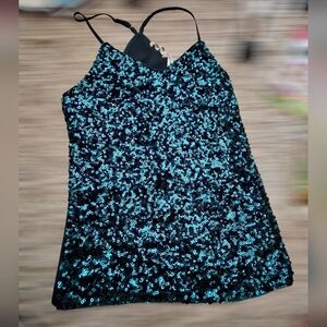 Emerald Sequin Tank